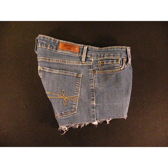 LEVIS Denizen Womens CUTOFF JEAN SHORTS 4S/C Blue Denim Low Rise MODERN - Picture 3 of 9